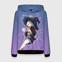 Толстовка-худи женская Убивая слизней 300, цвет: 3D-черный