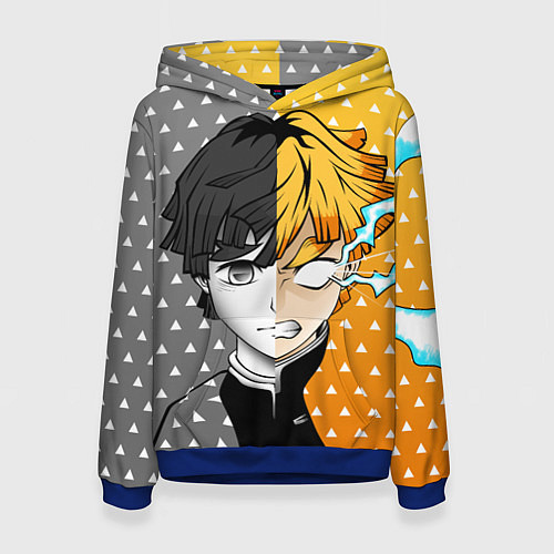 Женская толстовка ПУТЬ ЗЕНИЦУ КЛИНОК / 3D-Синий – фото 1