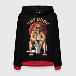 Толстовка-худи женская THE DUDE Big Lebowski, цвет: 3D-красный