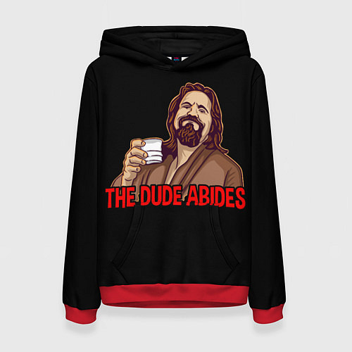 Женская толстовка The Dude Abides Lebowski / 3D-Красный – фото 1