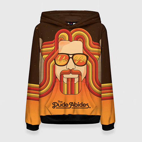 Женская толстовка The Dude Abides / 3D-Черный – фото 1