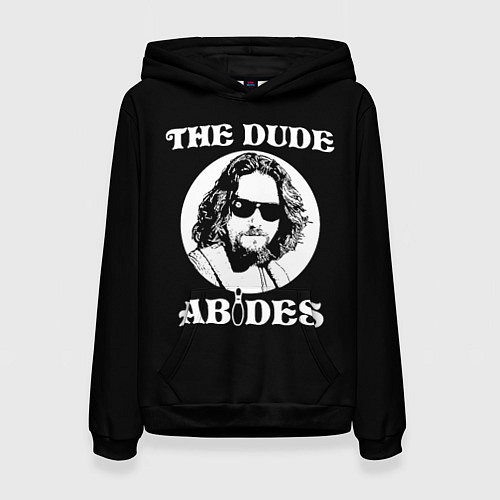 Женская толстовка The dude ABIDES / 3D-Черный – фото 1