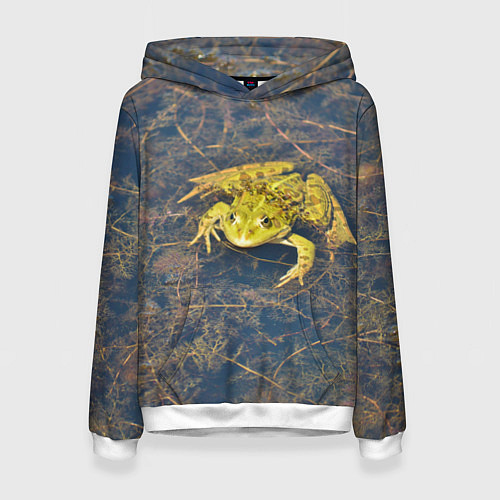Женская толстовка Лягушка / 3D-Белый – фото 1