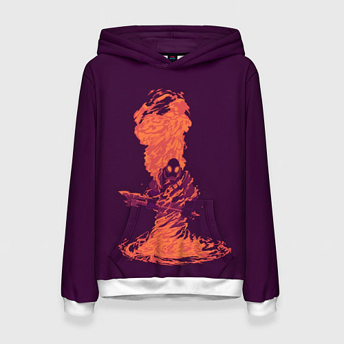 Женская толстовка Pyro in fire / 3D-Белый – фото 1