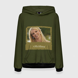 Толстовка-худи женская Free Britney, цвет: 3D-черный