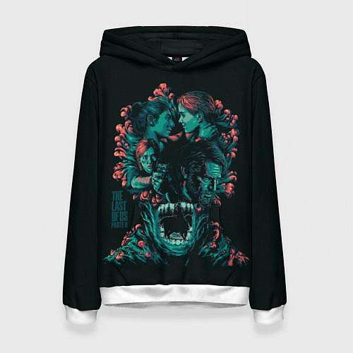 Женская толстовка Любовь в апокалипсисе / 3D-Белый – фото 1