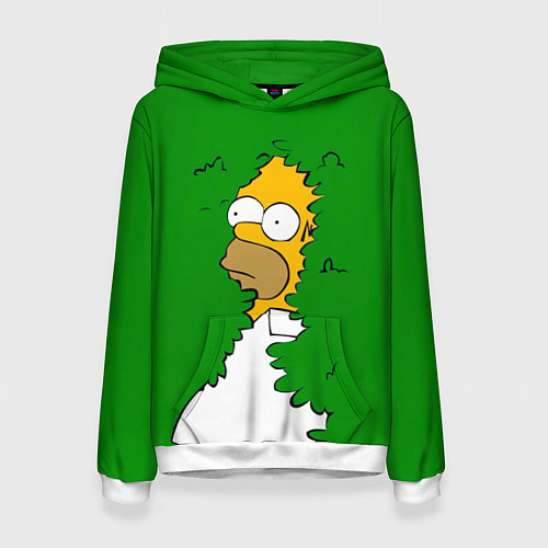 Женская толстовка Мем с Гомером / 3D-Белый – фото 1