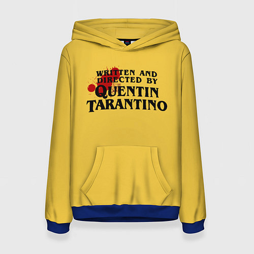 Женская толстовка Quentin Tarantino / 3D-Синий – фото 1