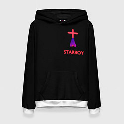 Толстовка-худи женская STARBOY - The Weeknd, цвет: 3D-белый