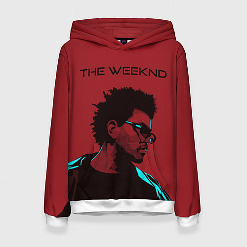 Женская толстовка The weeknd / 3D-Белый – фото 1