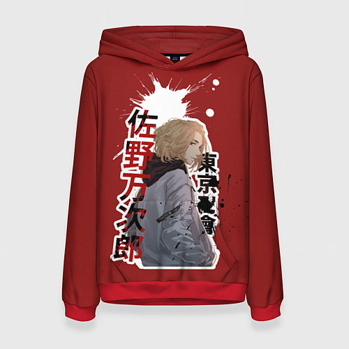 Женская толстовка Tokyo Revengers anime / 3D-Красный – фото 1