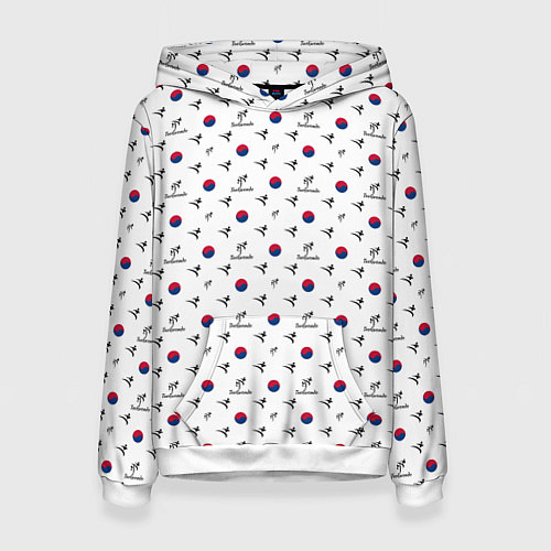 Женская толстовка Taekwondo / 3D-Белый – фото 1