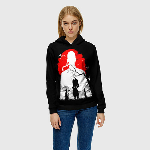 Женская толстовка Кэн Рюгудзи Токийские мстители / 3D-Черный – фото 3