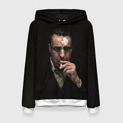 Толстовка-худи женская Линдерманн, цвет: 3D-белый