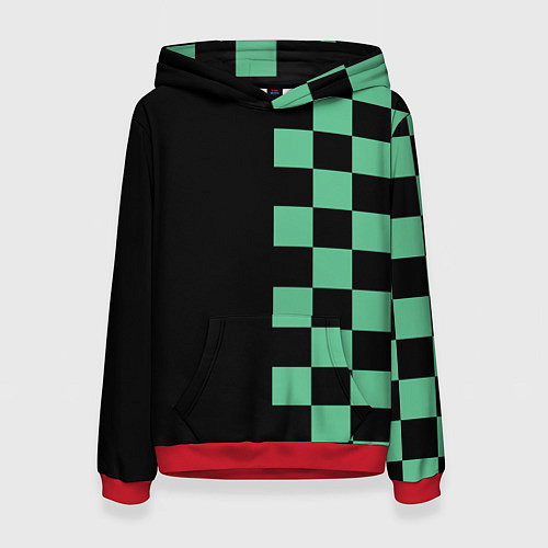 Женская толстовка КОСТЮМ TANJIRO KAMADO ТАНДЖИРО / 3D-Красный – фото 1