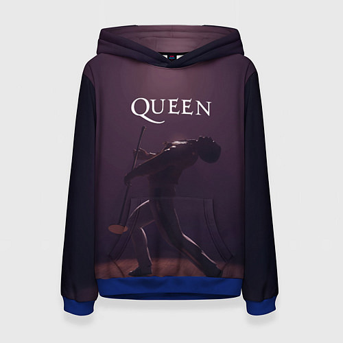 Женская толстовка Freddie Mercury Queen Z / 3D-Синий – фото 1