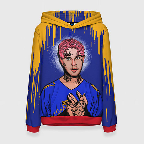 Женская толстовка LIL PEEP ЛИЛ ПИП Z / 3D-Красный – фото 1