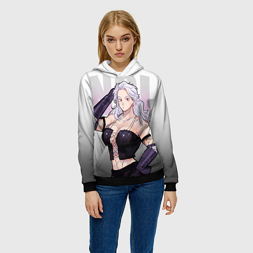 Женская толстовка Noi / 3D-Черный – фото 3