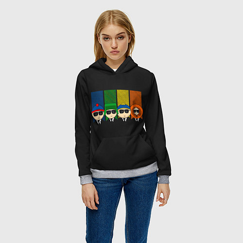 Женская толстовка South park FBI / 3D-Меланж – фото 3