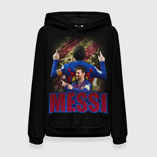 Женская толстовка МЕССИ MESSI / 3D-Черный – фото 1