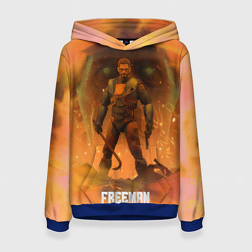 Женская толстовка FREEMAN GMAN HALF-LIFE Z / 3D-Синий – фото 1