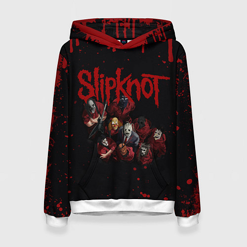 Женская толстовка SLIPKNOT СЛИПКНОТ Z / 3D-Белый – фото 1