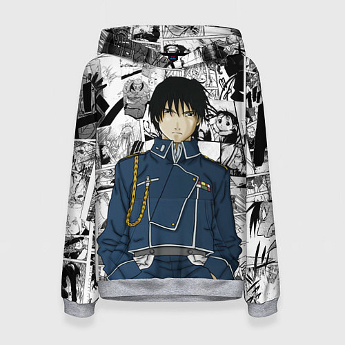 Женская толстовка Полковник Мустанг / 3D-Меланж – фото 1