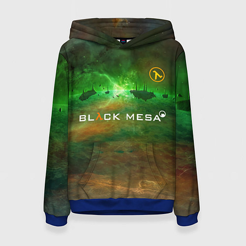 Женская толстовка BLACK MESA HALF-LIFE Z / 3D-Синий – фото 1