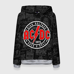 Женская толстовка AC DC HIGH VOLTAGE