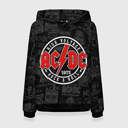 Женская толстовка AC DC HIGH VOLTAGE