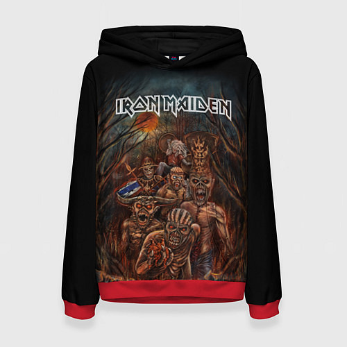 Женская толстовка IRON MAIDEN АЙРОН МЕЙДЕН Z / 3D-Красный – фото 1