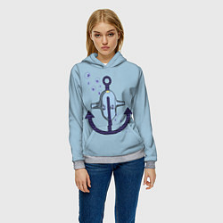 Толстовка-худи женская Soft & Wet JoJo, цвет: 3D-меланж — фото 2