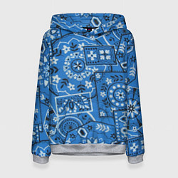 Толстовка-худи женская КРИПС CRIPS, цвет: 3D-меланж