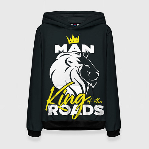 Женская толстовка Man king of the roads / 3D-Черный – фото 1