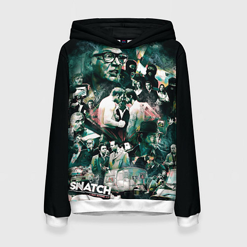 Женская толстовка Большой куш: Персонажи / 3D-Белый – фото 1