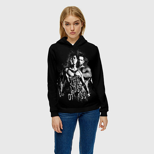 Женская толстовка The lost of ass / 3D-Черный – фото 3