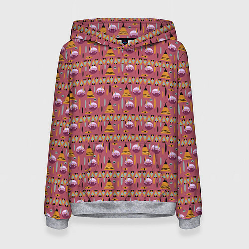 Женская толстовка Детский узор / 3D-Меланж – фото 1