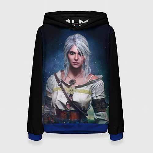 Женская толстовка Ciri / 3D-Синий – фото 1