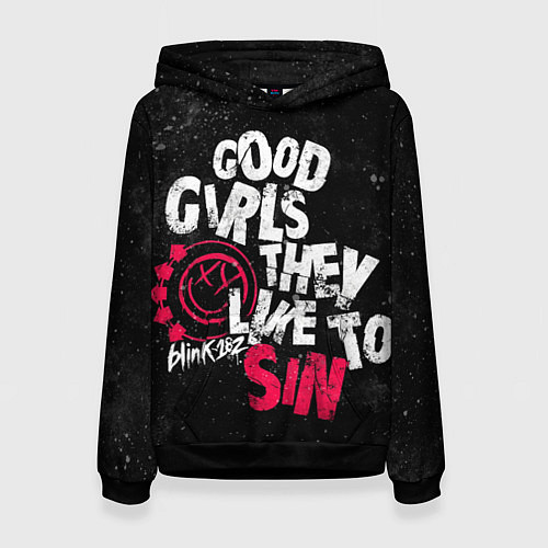 Женская толстовка Blink 182, Good Girl / 3D-Черный – фото 1
