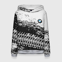 Толстовка-худи женская СЛЕД БМВ BMW Z, цвет: 3D-меланж