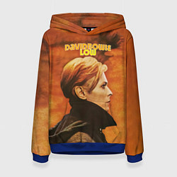 Толстовка-худи женская Low - David Bowie, цвет: 3D-синий