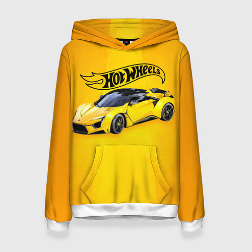 Женская толстовка Hot Wheels Хот Вилс / 3D-Белый – фото 1