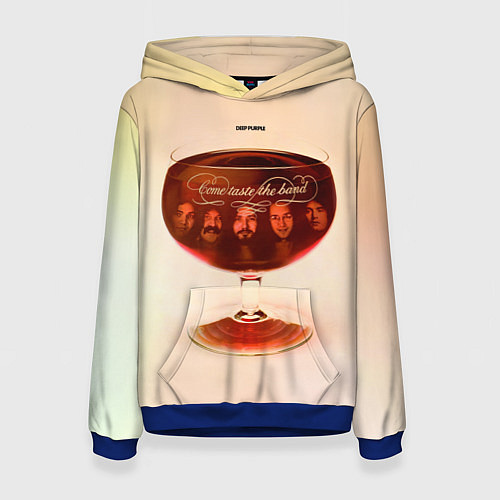 Женская толстовка Come Taste the Band - Deep Purple / 3D-Синий – фото 1