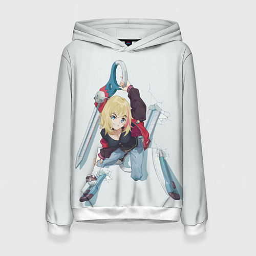 Женская толстовка Рика Каваи / 3D-Белый – фото 1