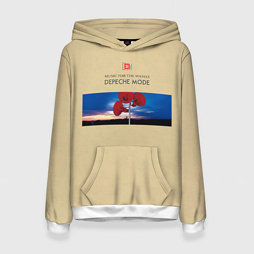 Женская толстовка Music for the Masses - / 3D-Белый – фото 1