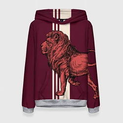 Толстовка-худи женская Король Лев Lion King, цвет: 3D-меланж