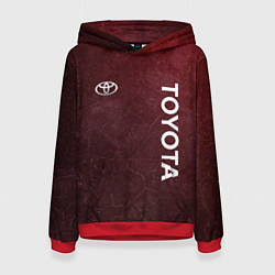 Женская толстовка TOYOTA RED GRUNGE