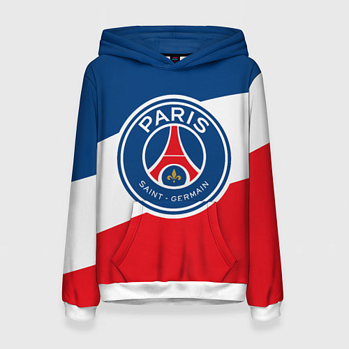 Женская толстовка Paris Saint-Germain FC / 3D-Белый – фото 1
