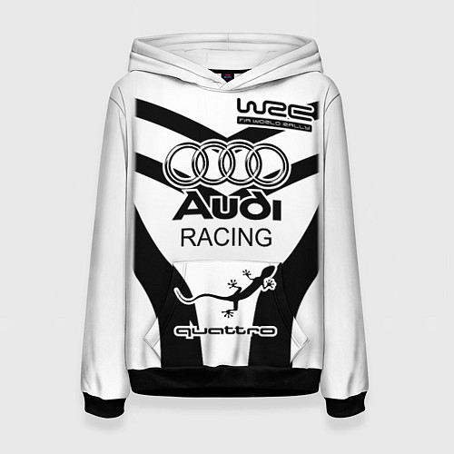 Женская толстовка Audi Quattro / 3D-Черный – фото 1
