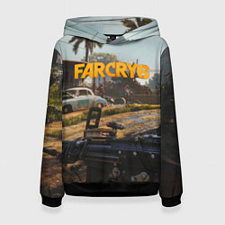 Толстовка-худи женская Far Cry 6 game art, цвет: 3D-черный